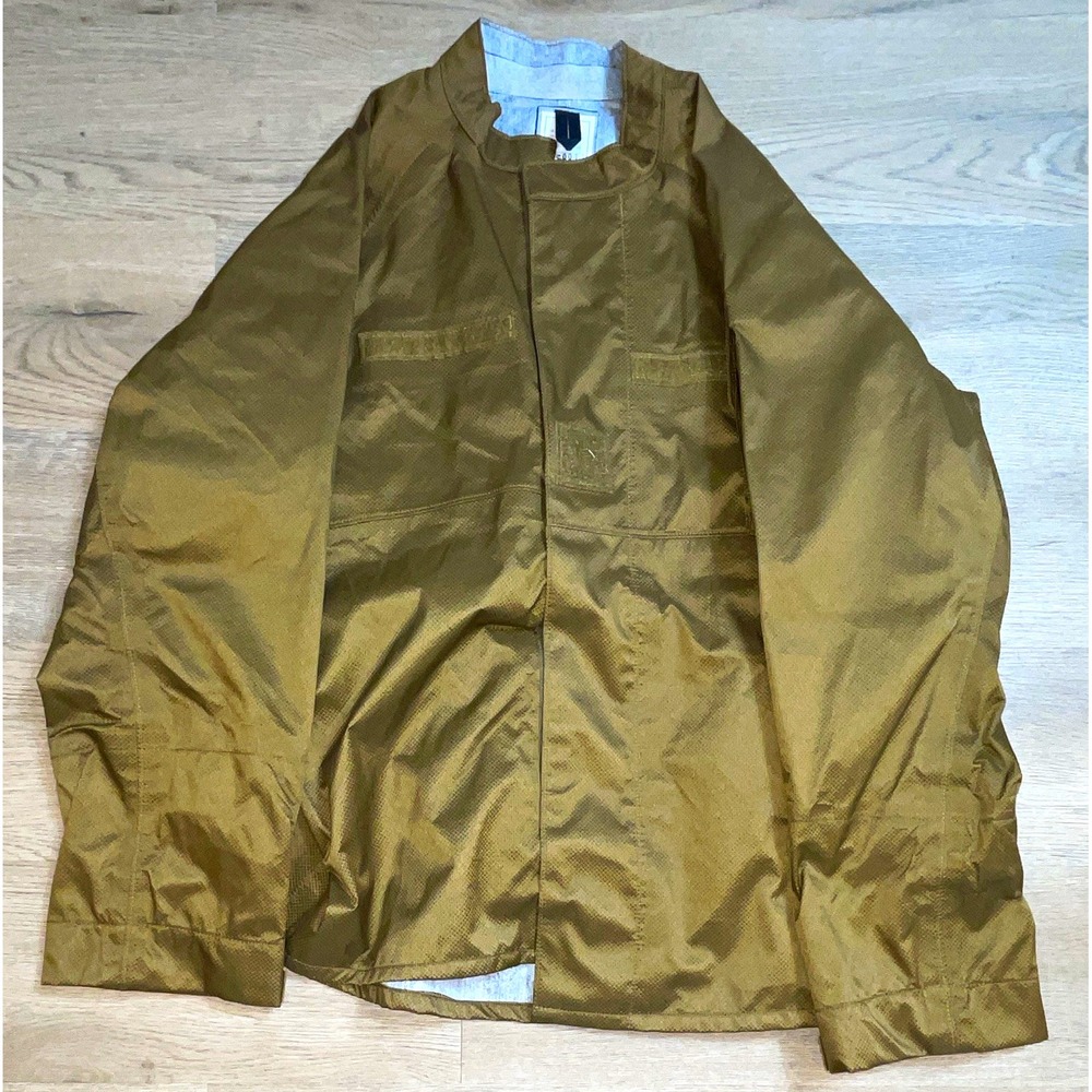 Flame Resistant Protective Military Jacket XL Olive NSN 8415-01-685-4397